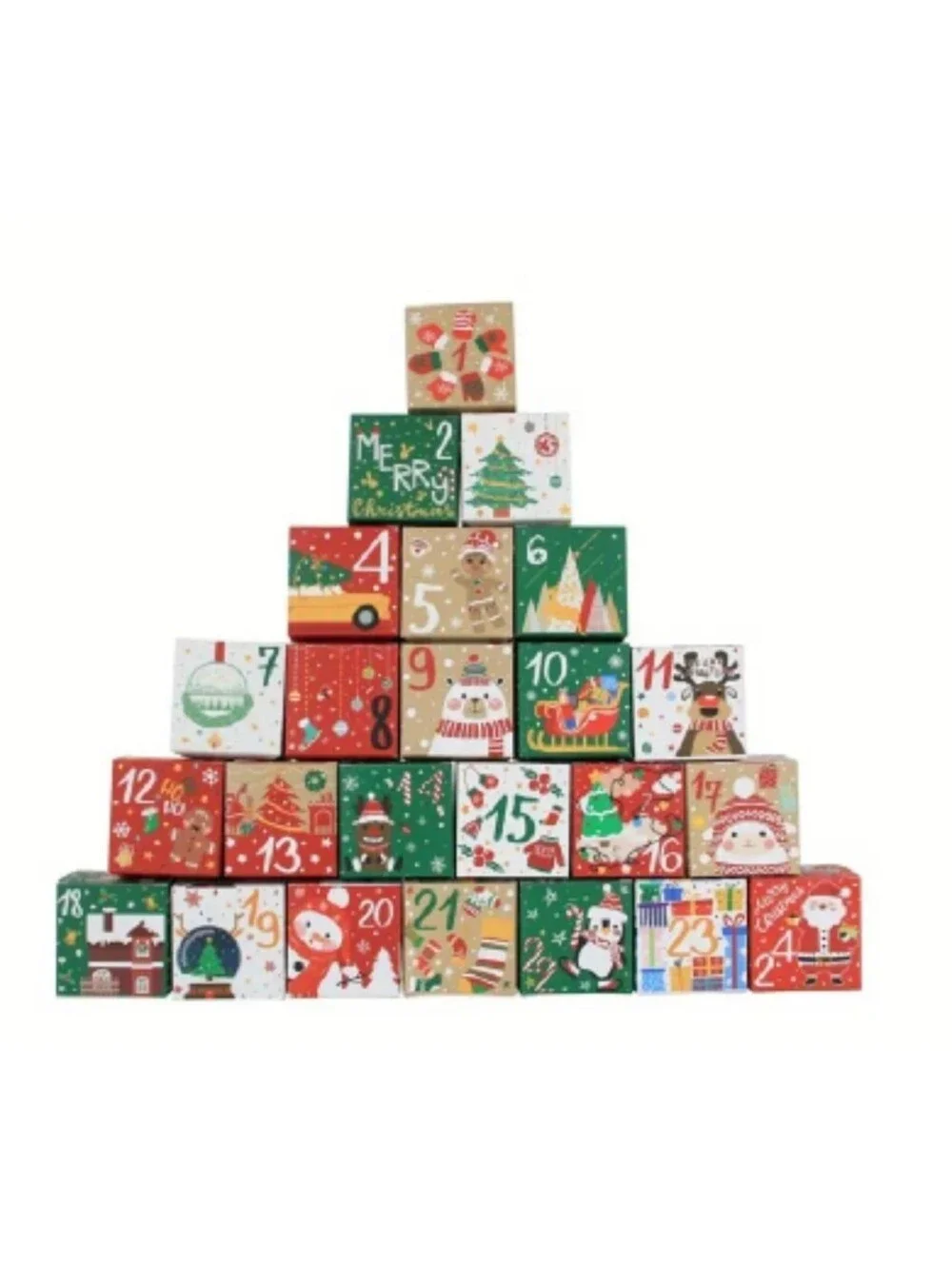 12 Days Girls Christmas Advent Calendar Multi-Item